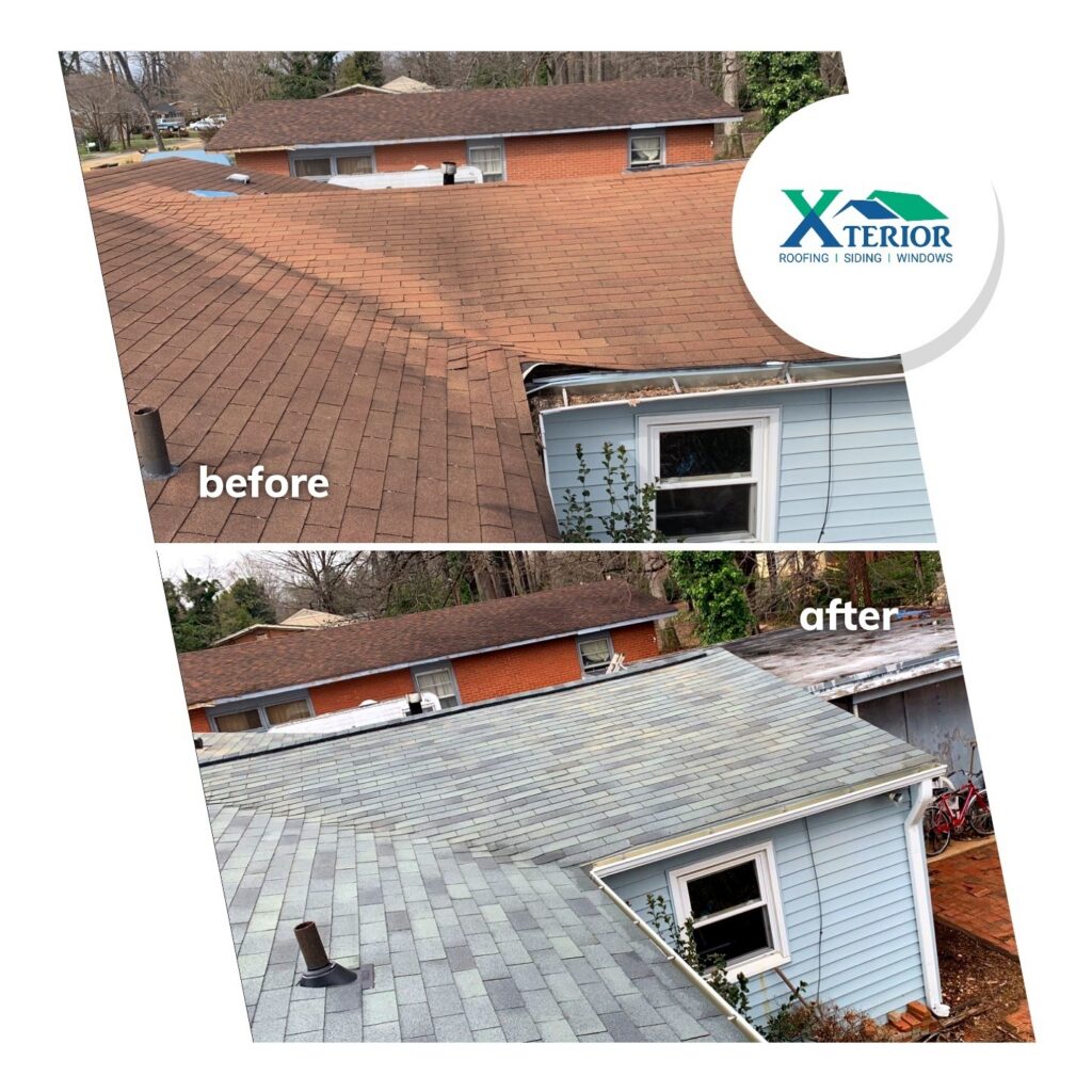 New shingle roof High Point NC