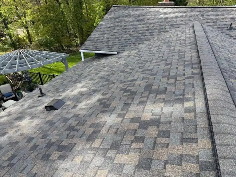 Architectural asphalt shingle roof replacement in High Point, NC by Xterior LLC
